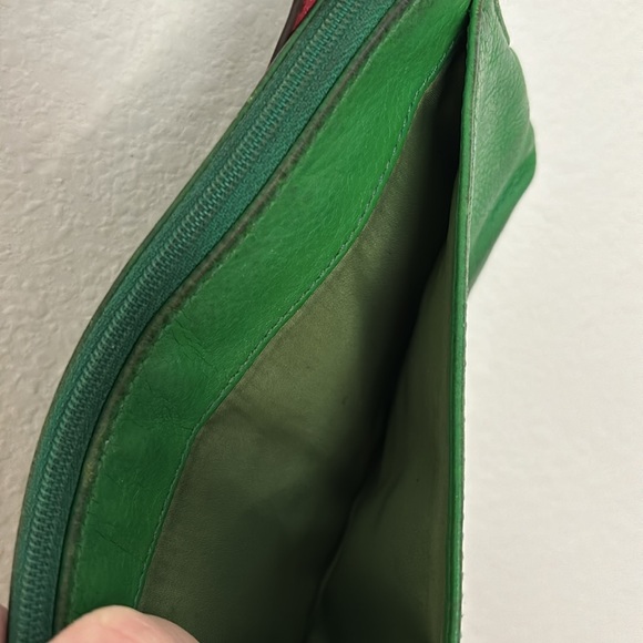 Coach Green Leather Wristlet - Picture 5 of 7